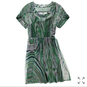 Madewell Silk Forest Floor Dress